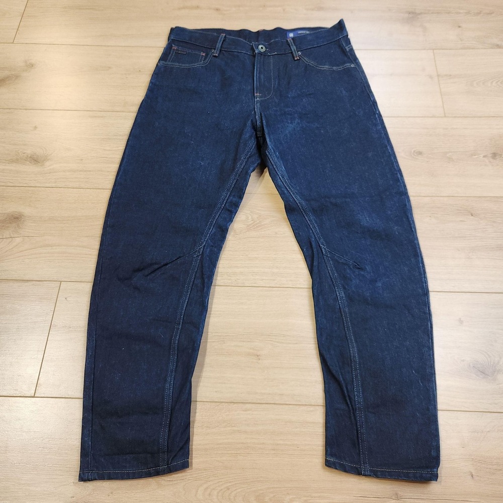 G-Star RAW Arc 3D Boyfriend Jeans Womens 28x30 Blue Dark Wash Tapered Denim